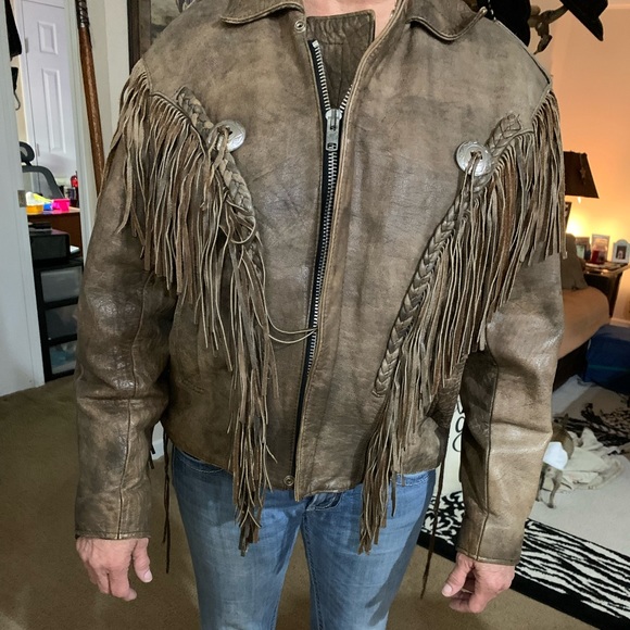 Unisex leather jacket size large - Picture 11 of 13